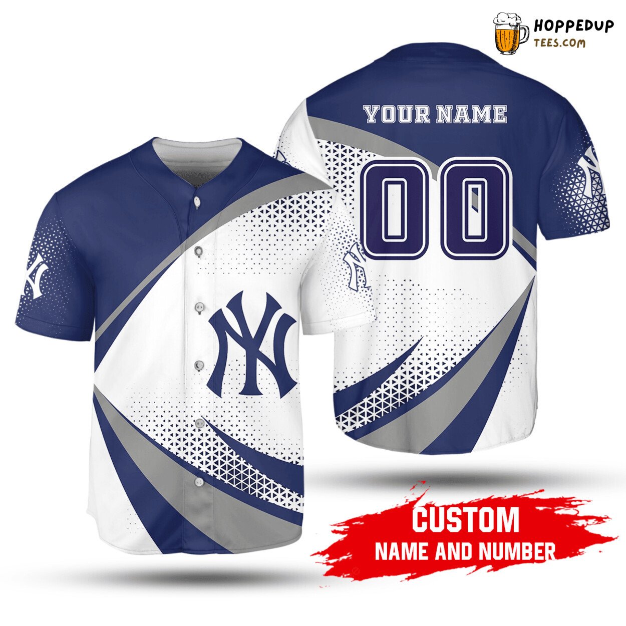 Customized Unisex New York Yankees MLB Baseball Jersey Shirt Design