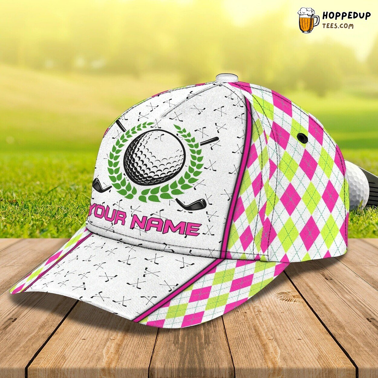 Customized Womens Golf Cap Baseball Classic Hat Girl Gift Lover Female Love