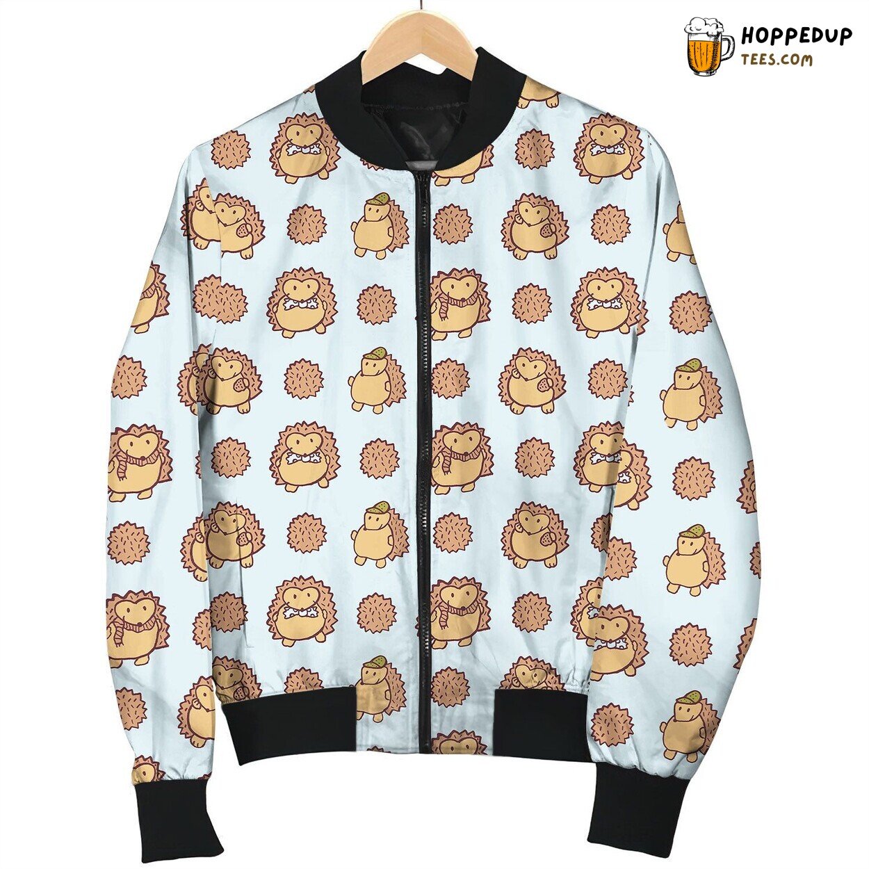 Cute Accessory Hedgehog Bomber Jacket