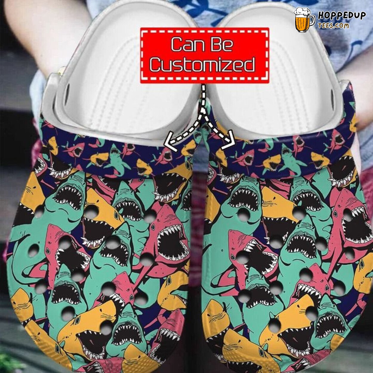 Cute Cartoon Shark Theme Comfortable Clog Shoes Aquatic Inspired