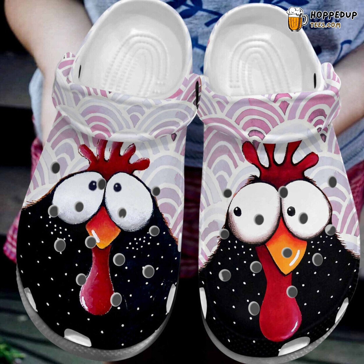 Cute Chicken 9 Lover Gift Comfortable Rubber Clogs Poultry Shoes