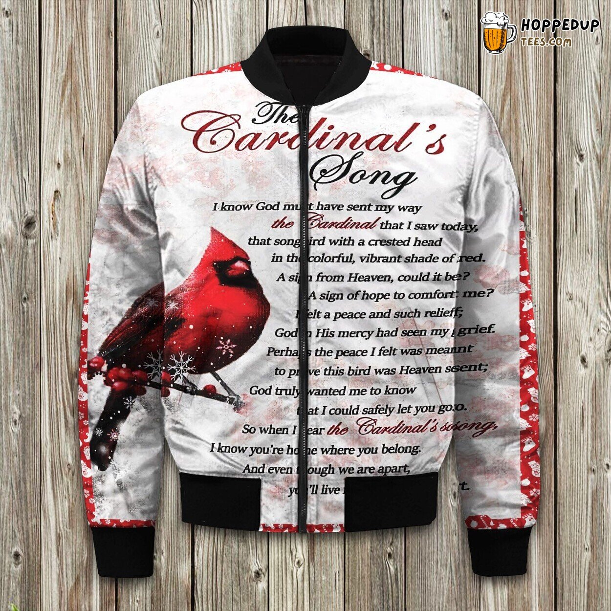 Cute Cockatiel Art Winter Bomber Jacket Luxuriously Padded Warmth Ensured