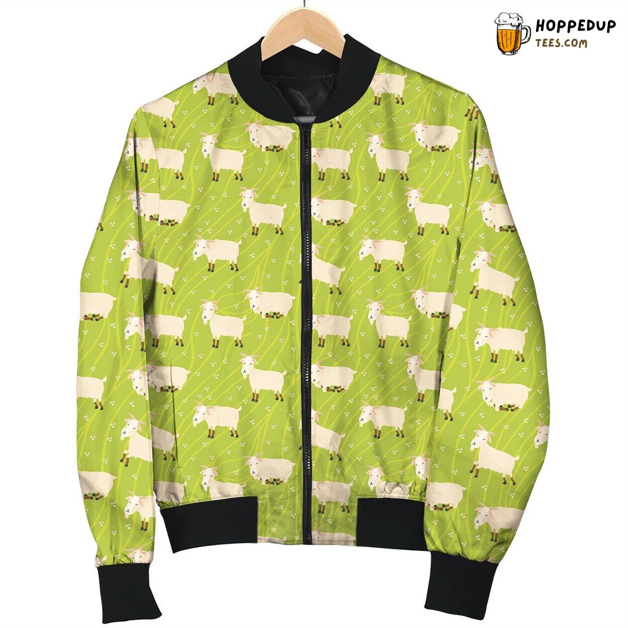 Cute Goat Activities Seamless Bomber Jacket