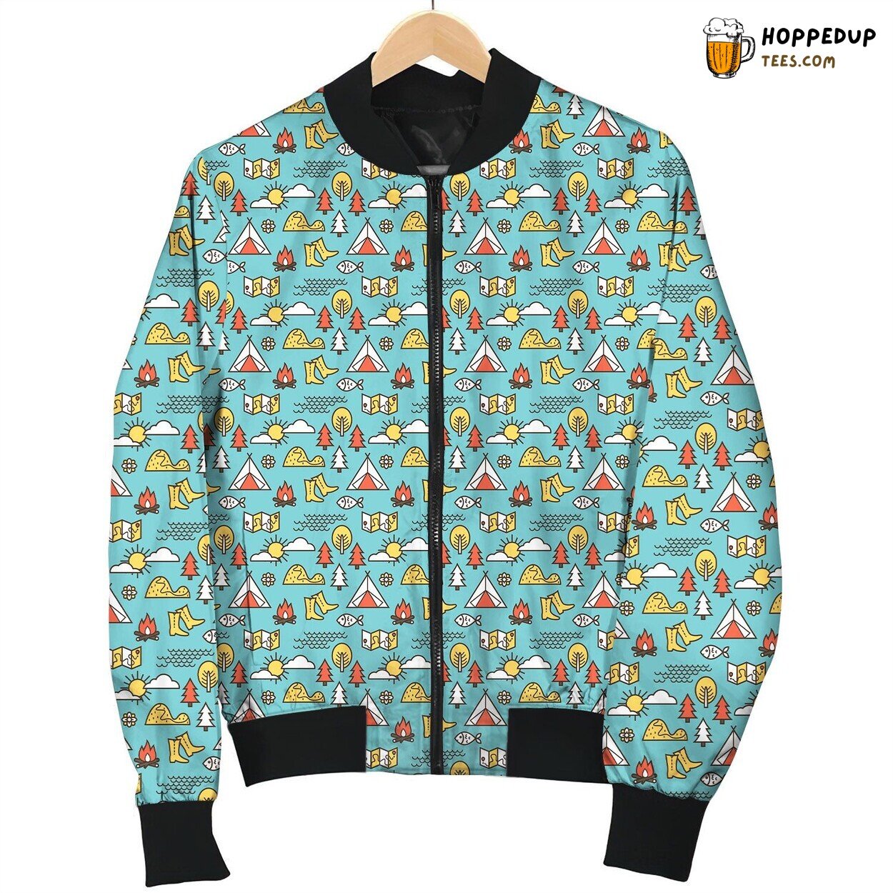 Cute Litte Explorer Iteams With Colors Bomber Jacket