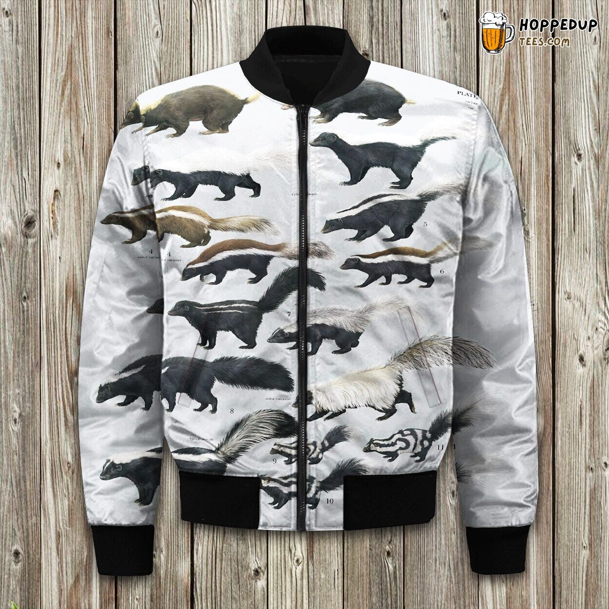 Cute Skunk Species Bomber Jacket