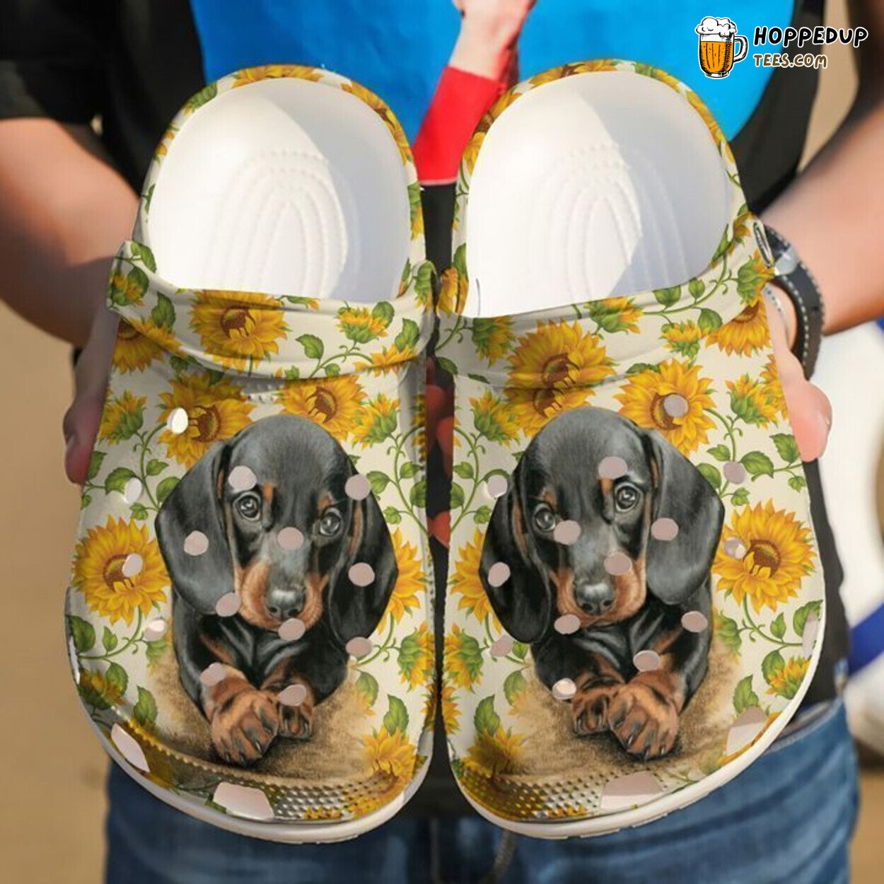 Dachshund Cute Classic Themed Comfortable Stylish Unique Design Clogs