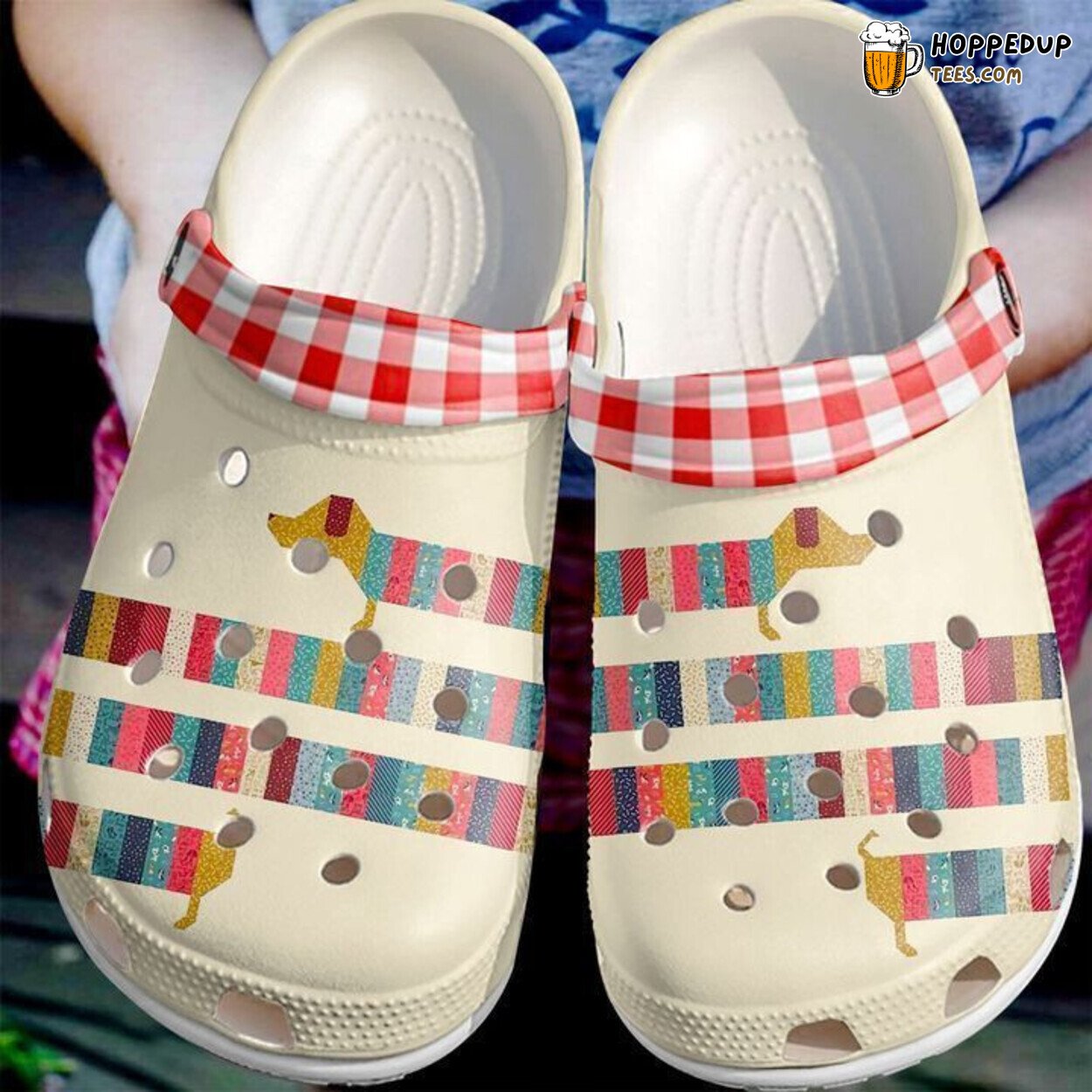 Dachshund Doxie Love Theme Classic Comfortable Clogs Shoes Pet Lovers