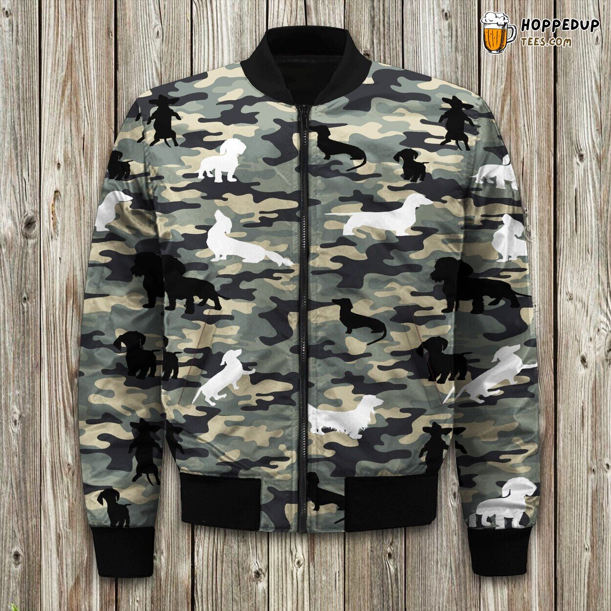 Dachshund Edition Five Winter Bomber Jacket Charming Canine Spotlight