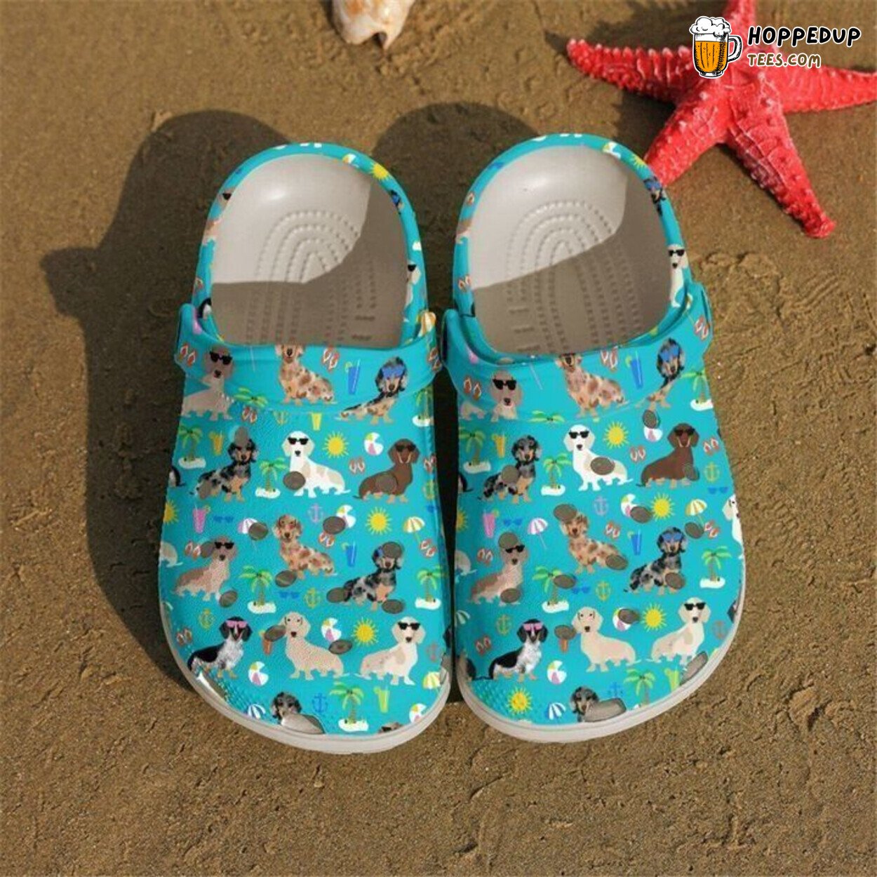 Dachshund Summer Classic Themed Comfortable Unique Design Clogs