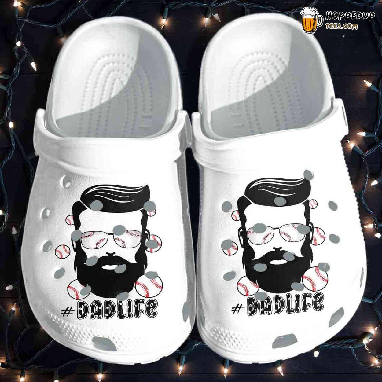 Dadlife Baseball Sport Theme Clogs Unique Sports Fan Comfortable Footwear