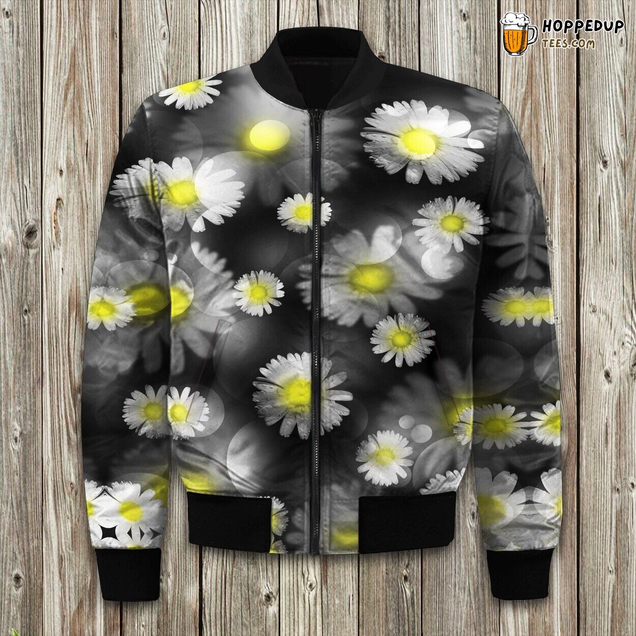 Daisy Essence Bomber Jacket Winter Luxurious Quality Warm Cute Padded