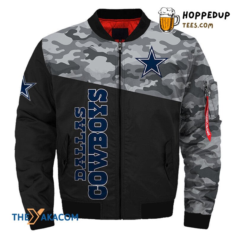 Dallas Cowboys Dem Boyz Camo Bomber Jacket Christmas Gift