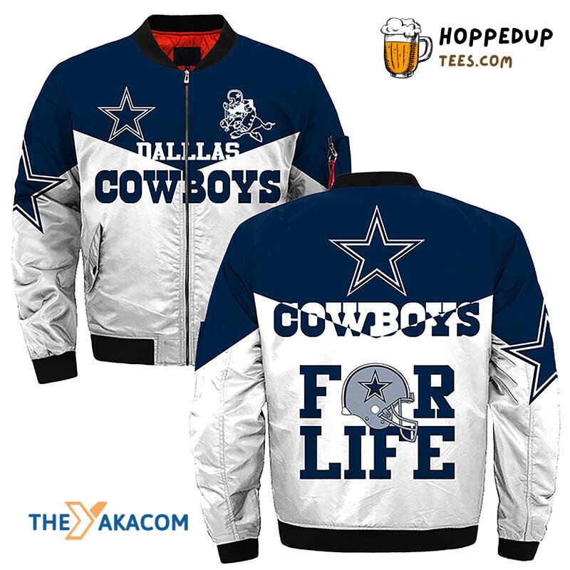 Dallas Cowboys Dem Boyz Life Theme Bomber Jacket Christmas Delight