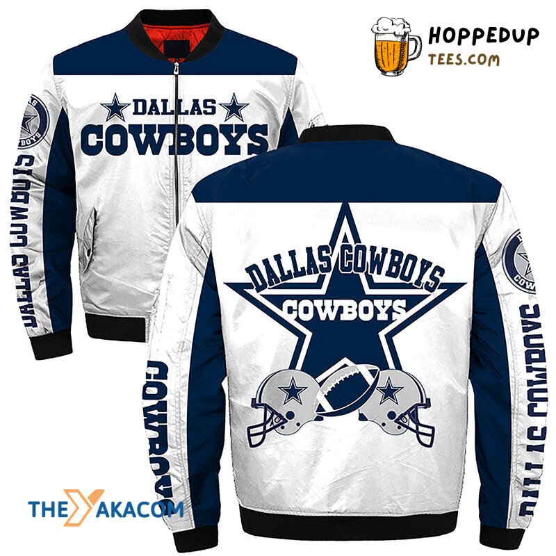 Dallas Cowboys Dem Boyz Star Rugby Cap Bomber Jacket Christmas Gift