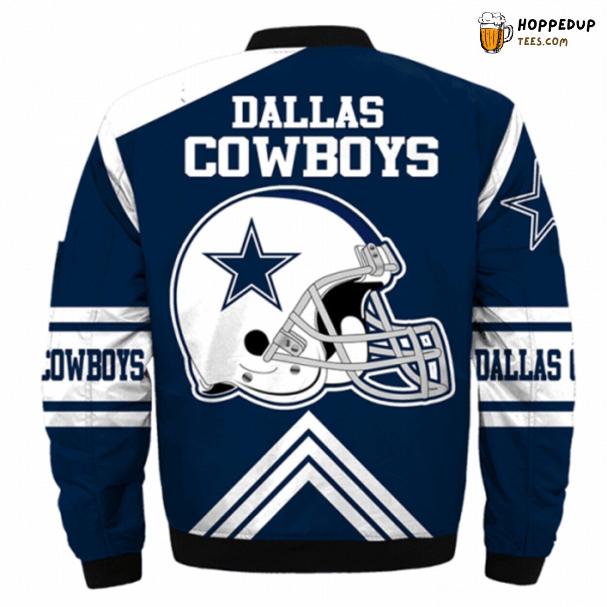 Dallas Cowboys Elite Edition Bomber Jacket in Printful 3D