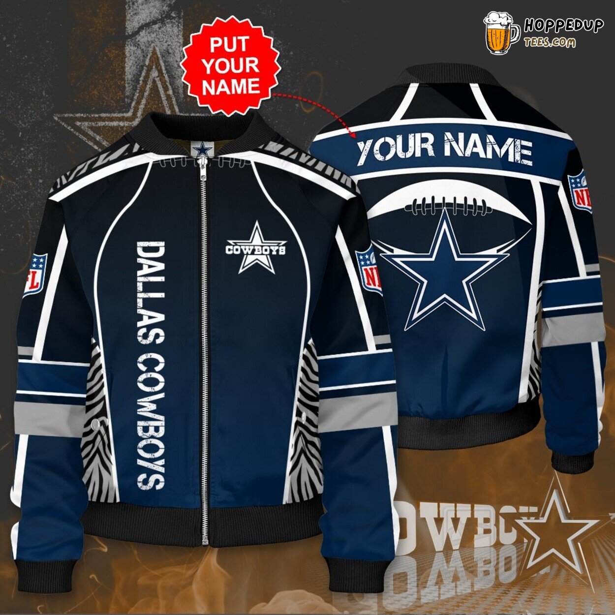Dallas Cowboys Exclusive Edition 3D Print Bomber Jacket Design