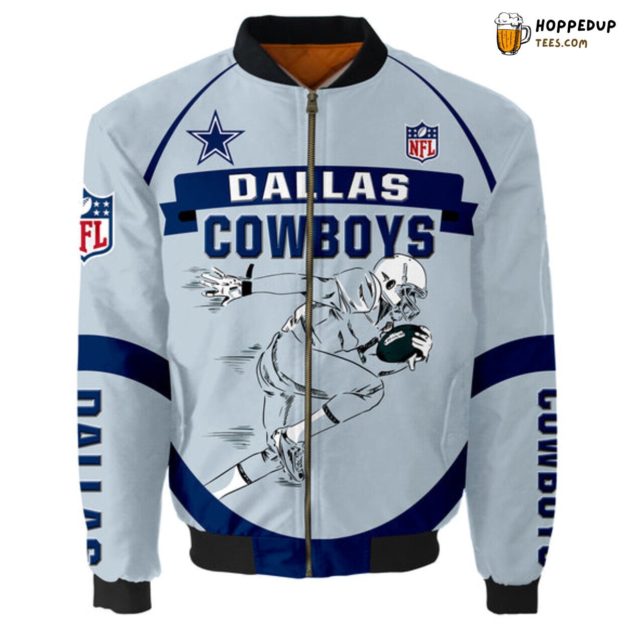 Dallas Cowboys Graphic Player Bomber Jacket Football Outerwear