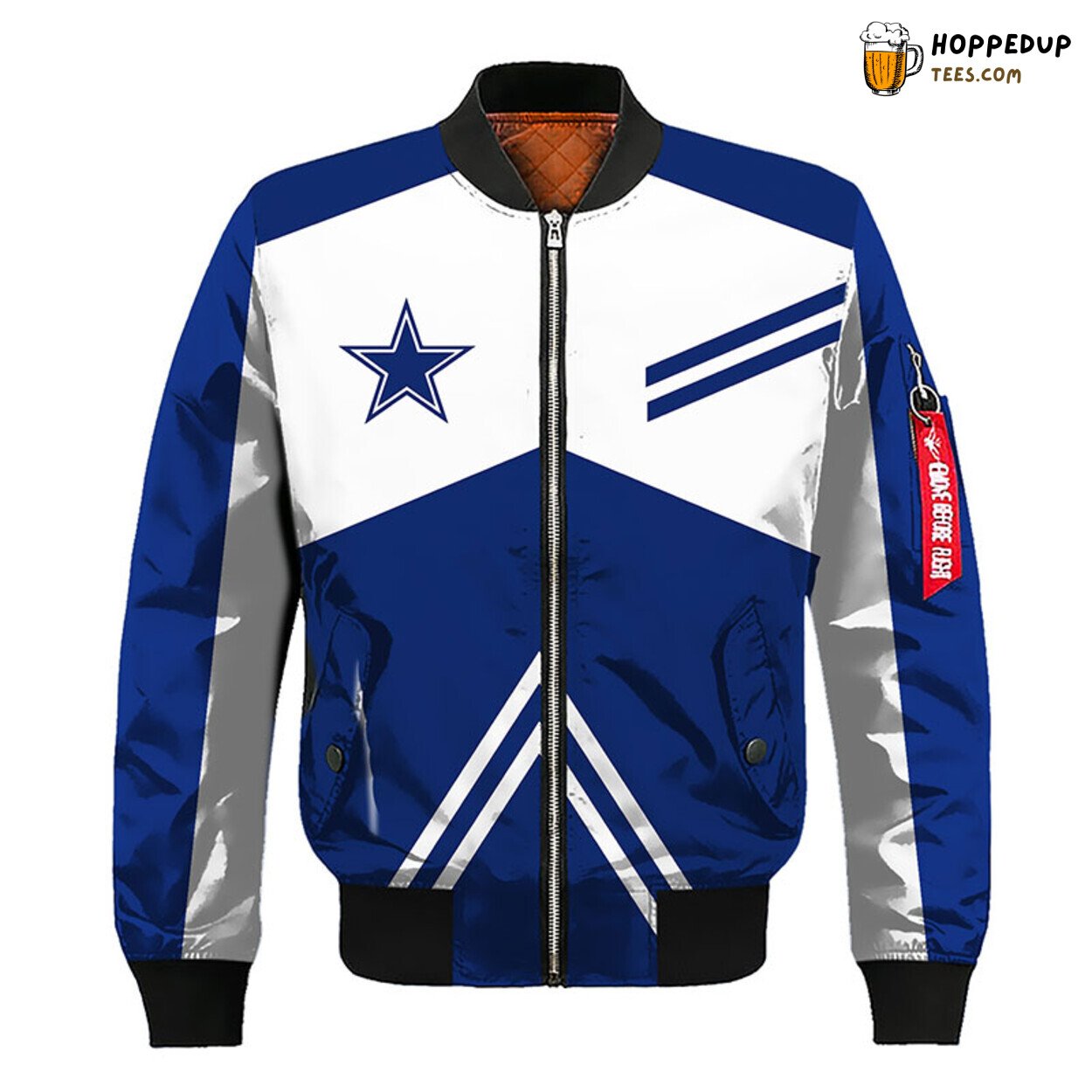 Dallas Cowboys NFL Blue Silver Unique Bomber Jacket Theme