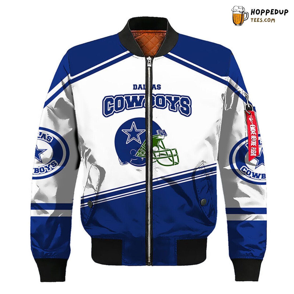 Dallas Cowboys NFL Blue Silver Unisex Bomber Jacket Distinct Style