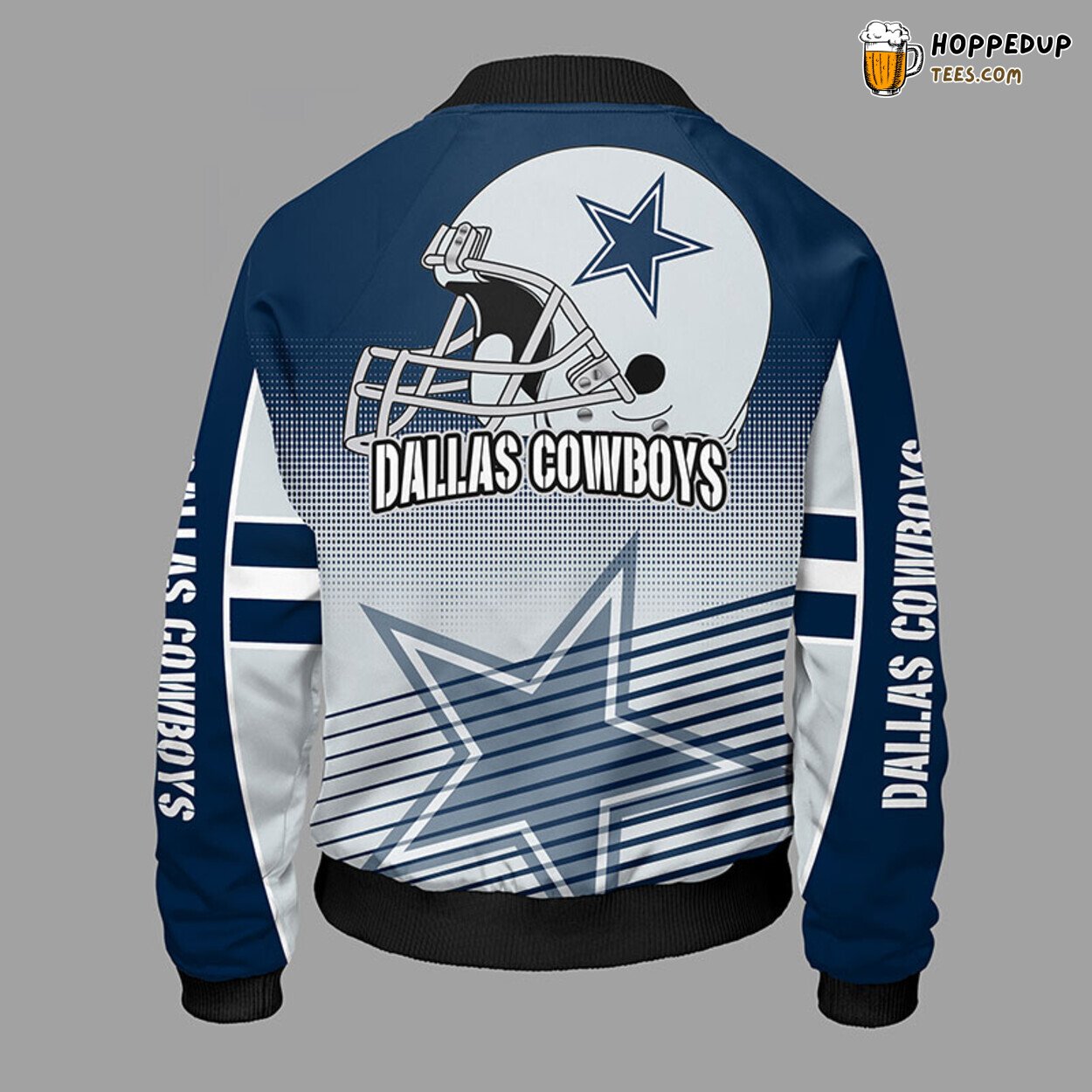 Dallas Cowboys NFL Blue Unique Bomber Jacket Distinctive Design