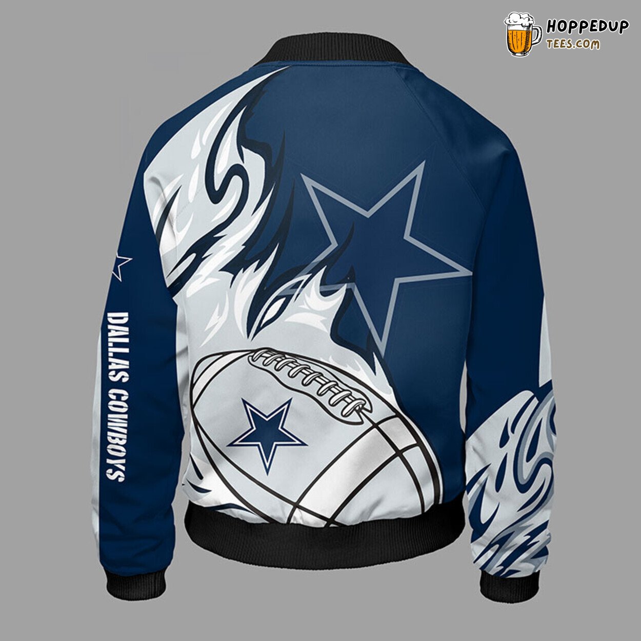 Dallas Cowboys NFL Blue Unisex Distinctive Bomber Jacket Design