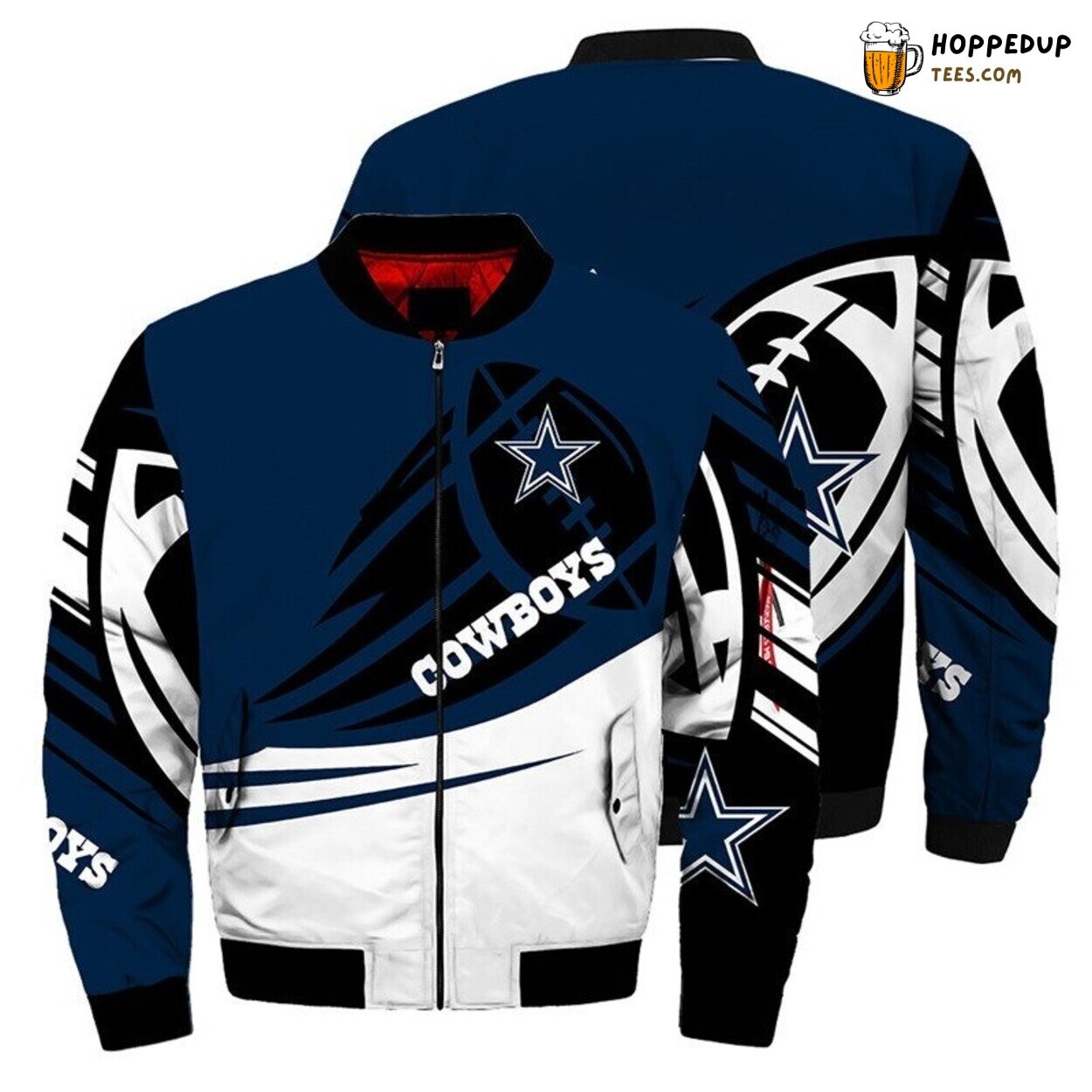 Dallas Cowboys Ultra Balls Graphic Premium Bomber Jacket Sportswear