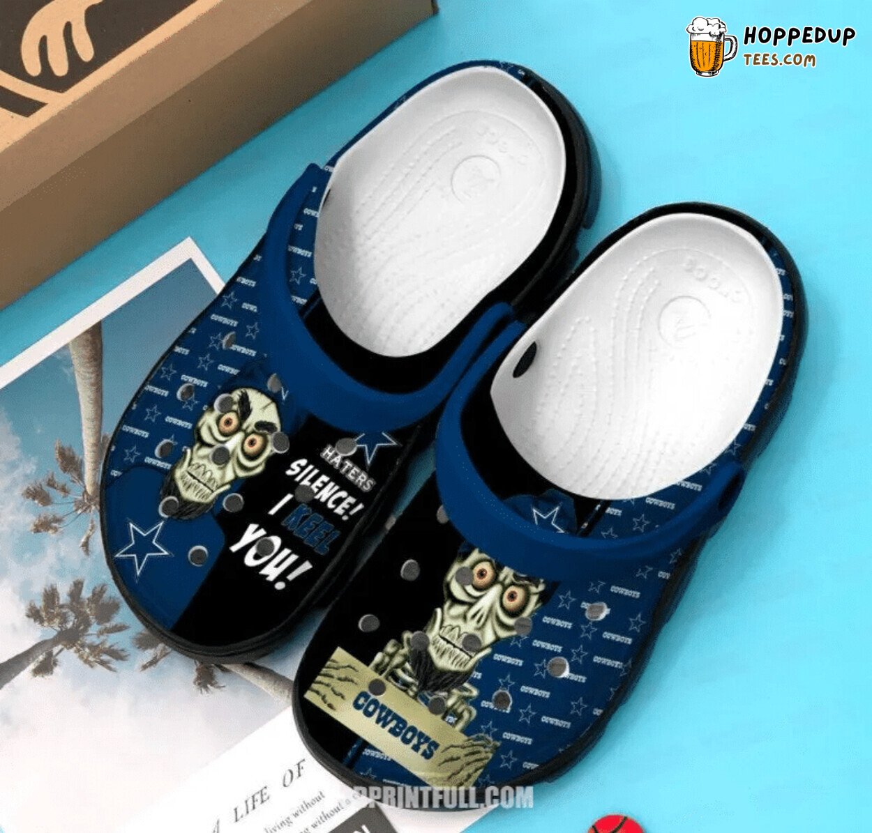 Dallas Dunham Skull Themed Comfortable Unique Clog Shoes Design