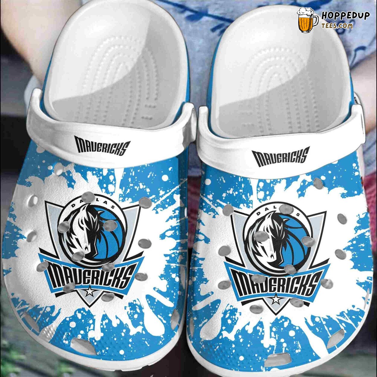 Dallas Mavericks Basketball Themed Comfortable Unique Design Clogs