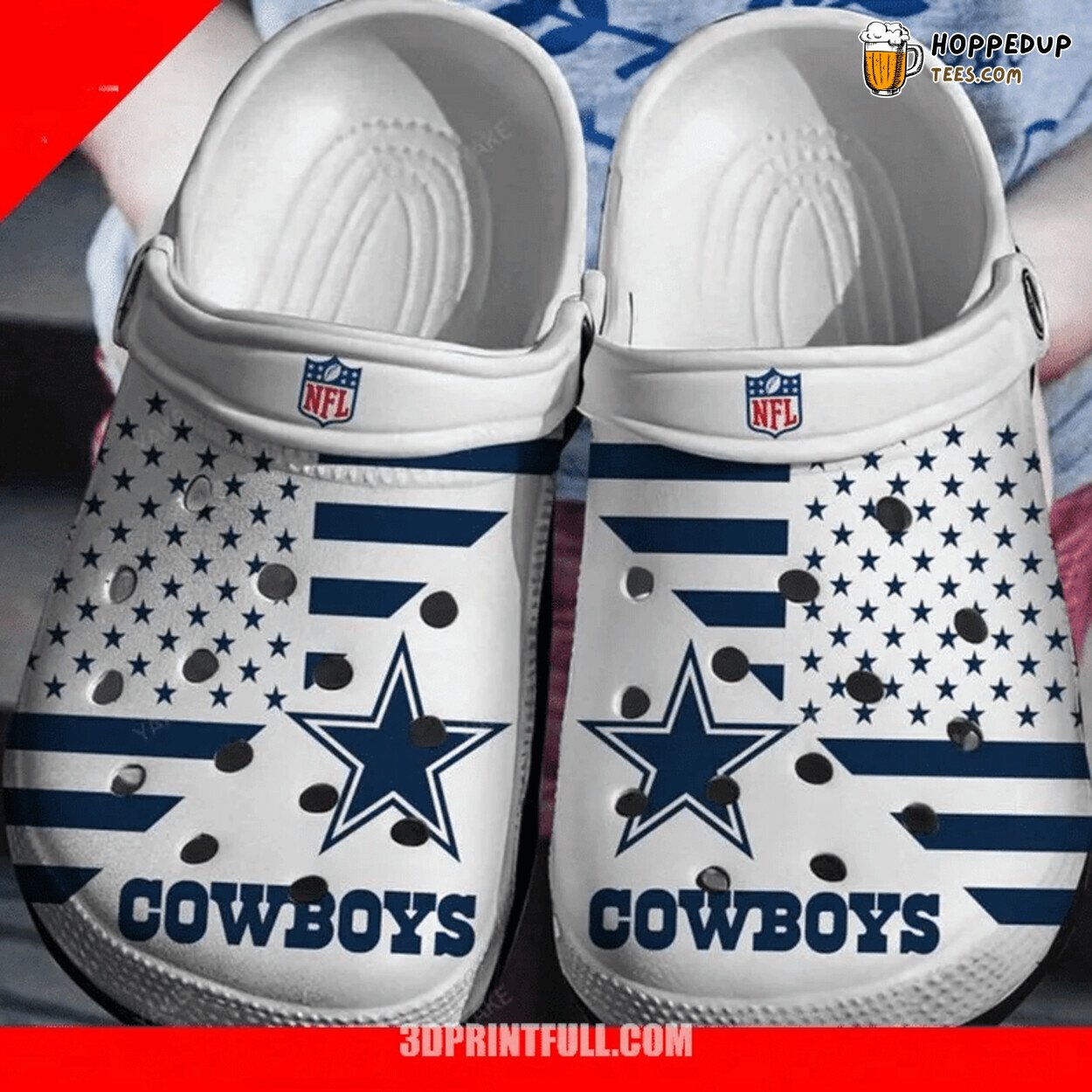 Dallas Team Fan Special Gift Durable Rubber Comfort Clogs