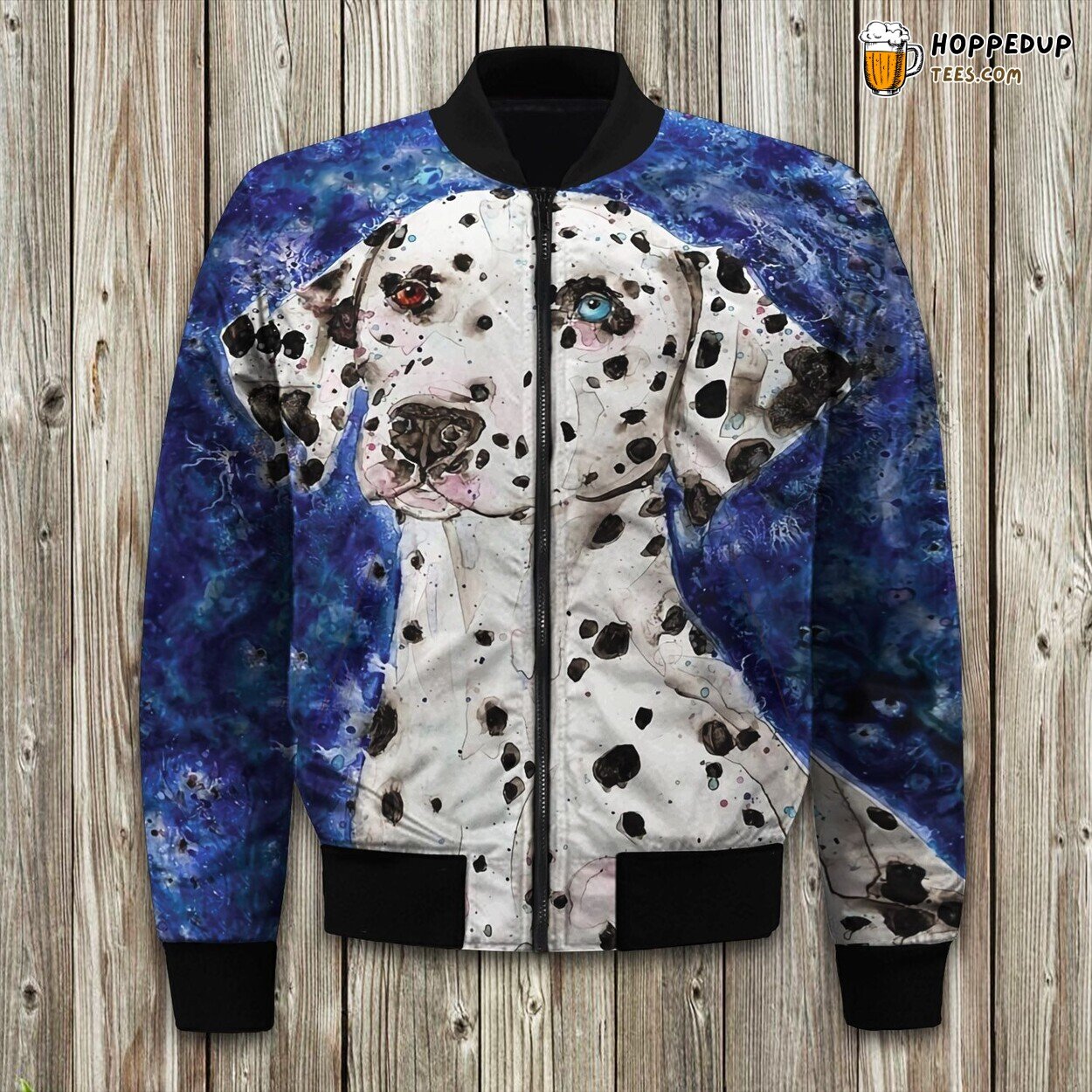 Dalmatian Winter Bomber Jacket Luxurious Quality Cute Warm Padded Essence