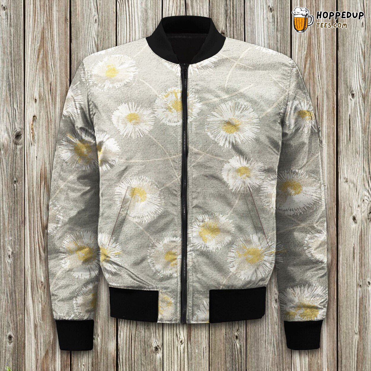 Dandelion Essence Winter Bomber Jacket Luxurious Quality Warm Padded Cute