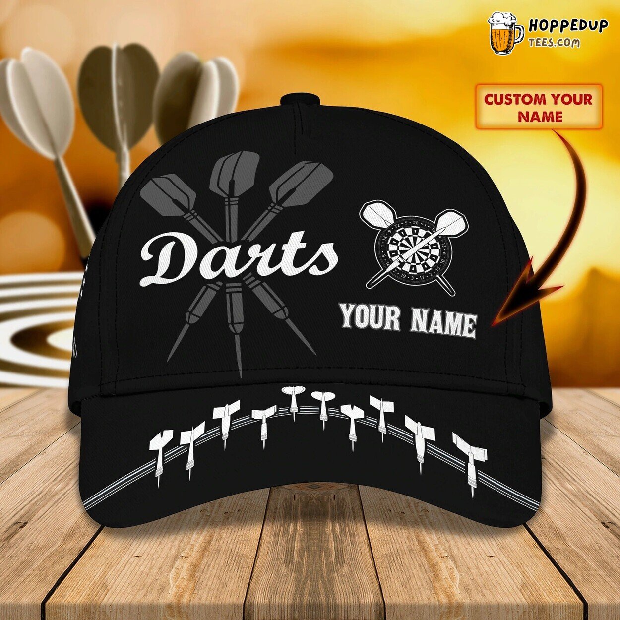 Dart Baseball Cap Full Print Men Women Gift Special Friend Darter Design Hat Dart Baseball Cap Full Print Men Women Gift Special Friend Darter Design Hat