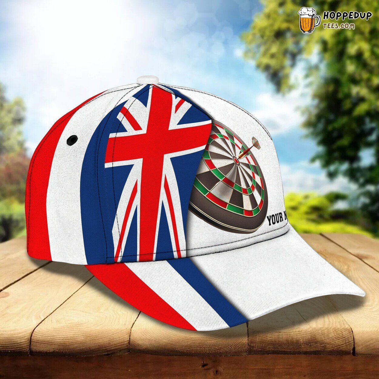 Dart Enthusiast 3D Classic Cap Personalized Name Elegant Unique Premium Design