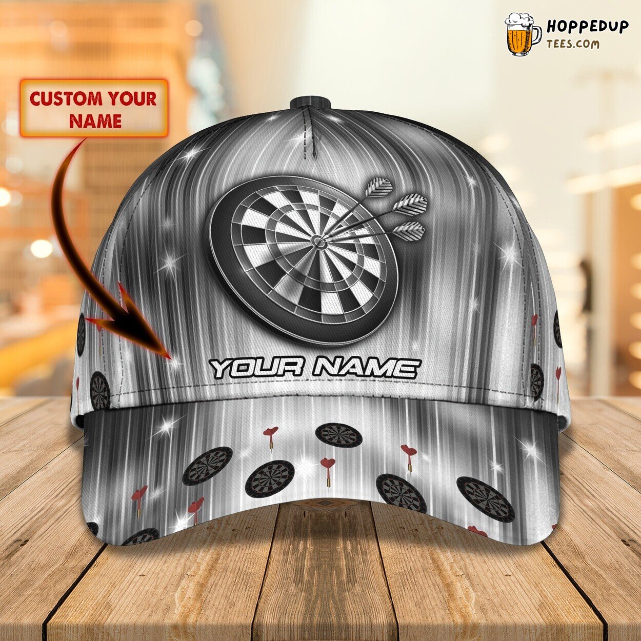 Dart Lovers 3D Classic Cap Personalized Unique Name Design Delight