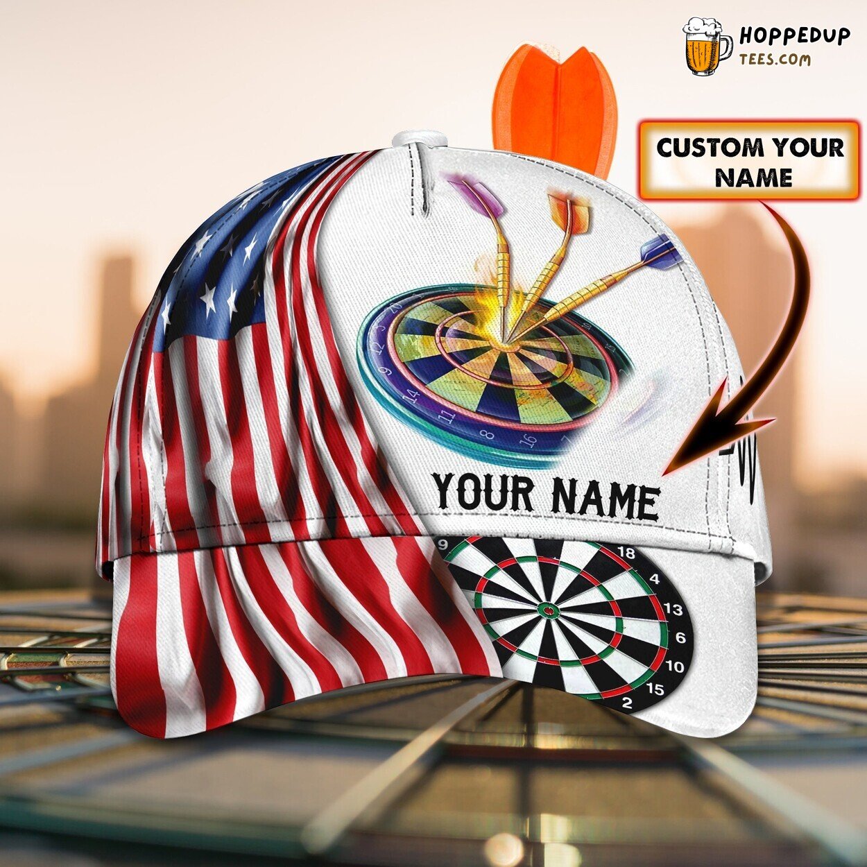 Dart Lover’s Euphoria Personalized 3D Classic Cap Name Edition