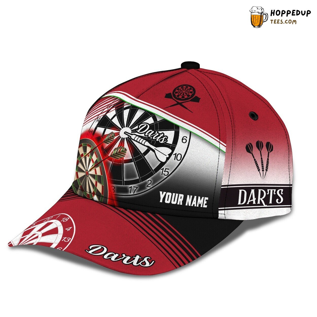 Darts Classic 3D Cap Personalized Name Unique Premium Edition Authentic Darts Classic 3D Cap Personalized Name Unique Premium Edition Authentic