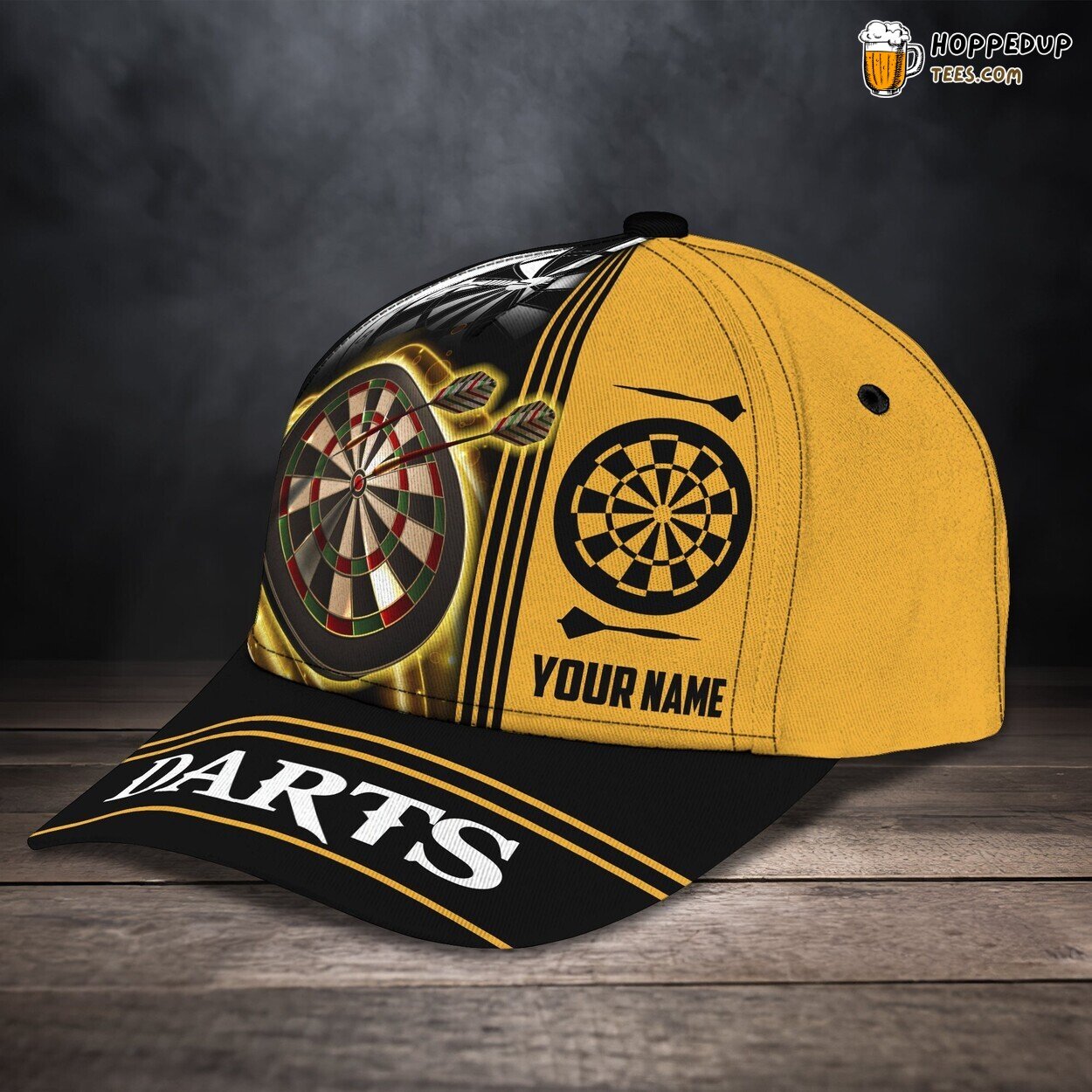 Darts Design Classic 3D Cap Personalized Name Unique Premium Edition Series Darts Design Classic 3D Cap Personalized Name Unique Premium Edition Series
