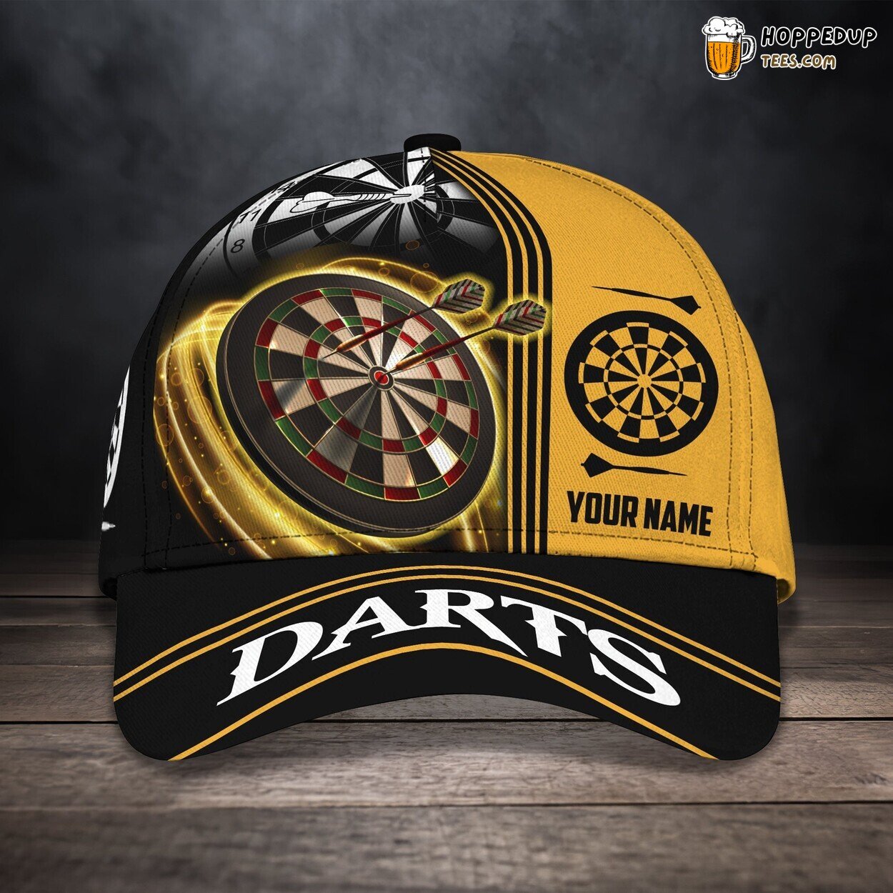 Darts Design Classic 3D Cap Personalized Name Unique Premium Edition Series