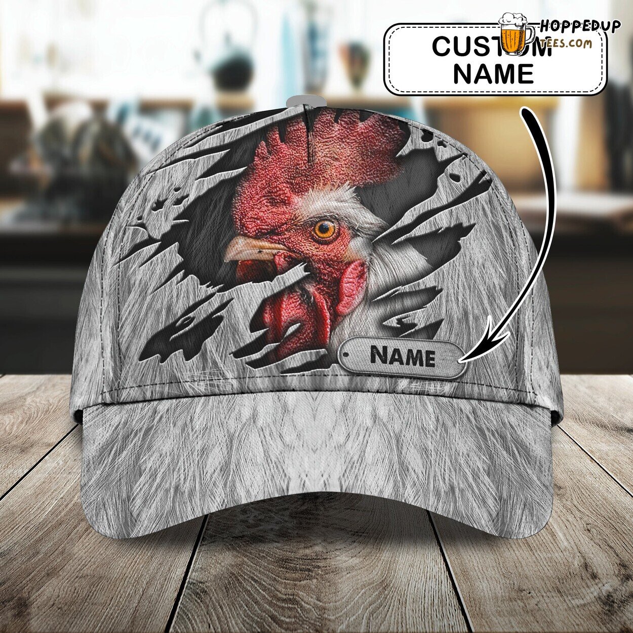 Dawn’s Early Call 3D Classic Cap Rooster Personalized Farmhouse Style