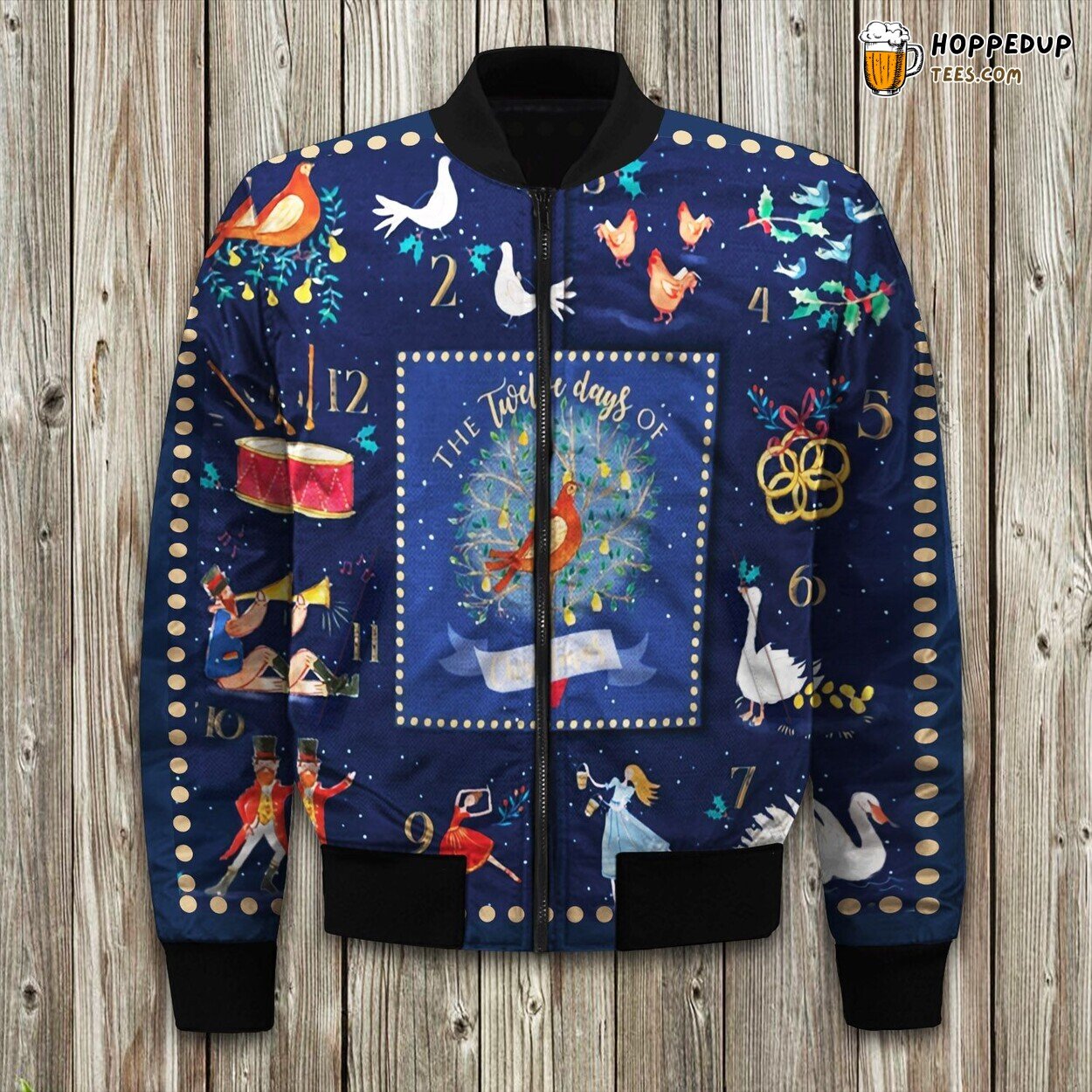 Days Of Christmas Bomber Jacket