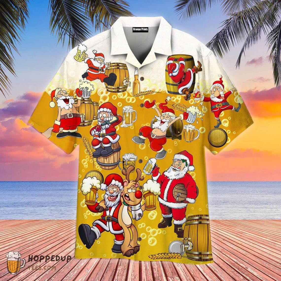 Dear Santa Heres Your Beer Hawaiian Shirt