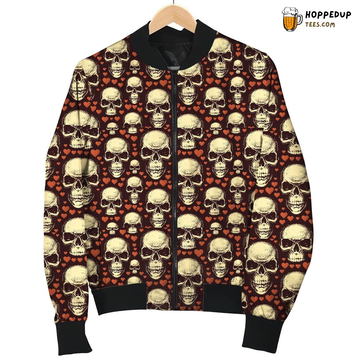Death Skull Medium Small And Big Bomber Jacket