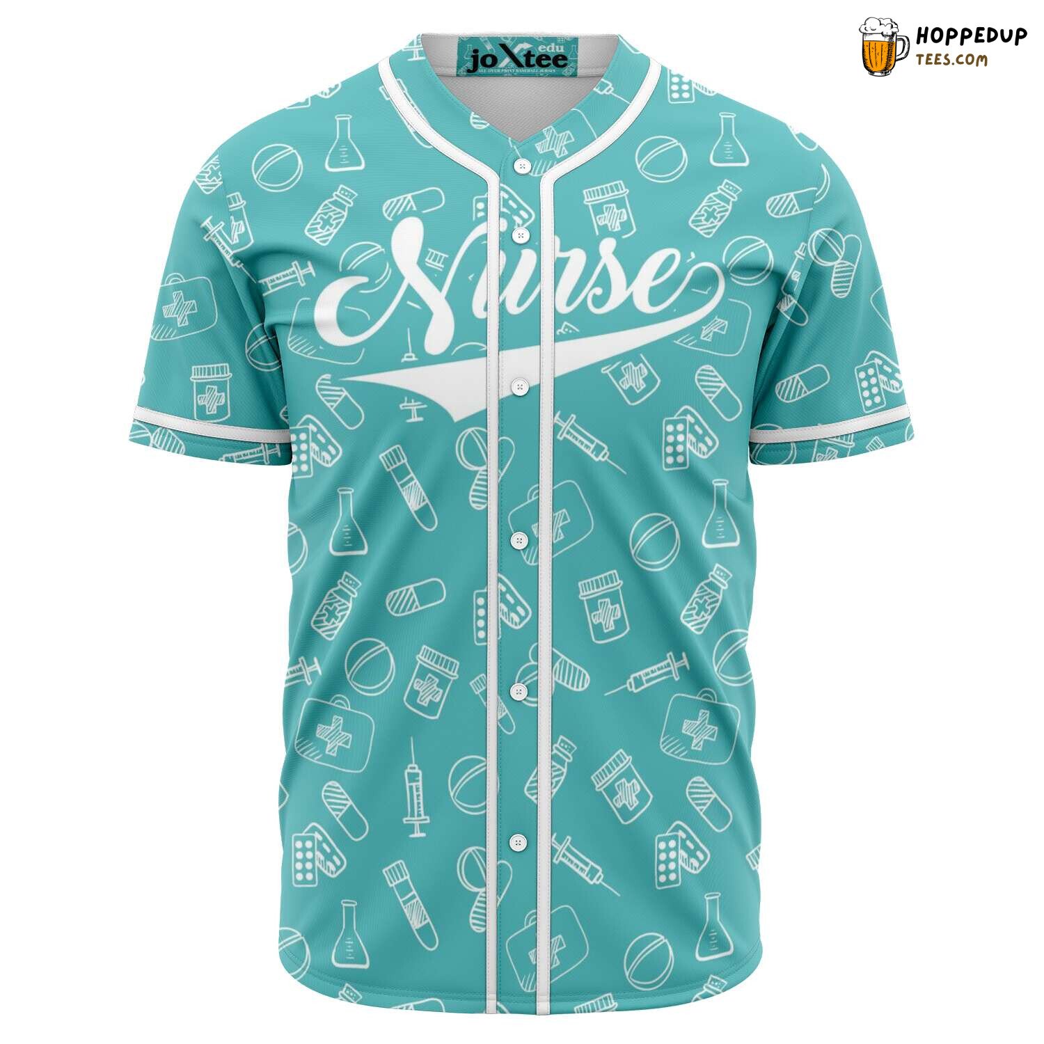 Dedicated Nurse Life 3D Printed Graphic Baseball Jersey Shirt Care