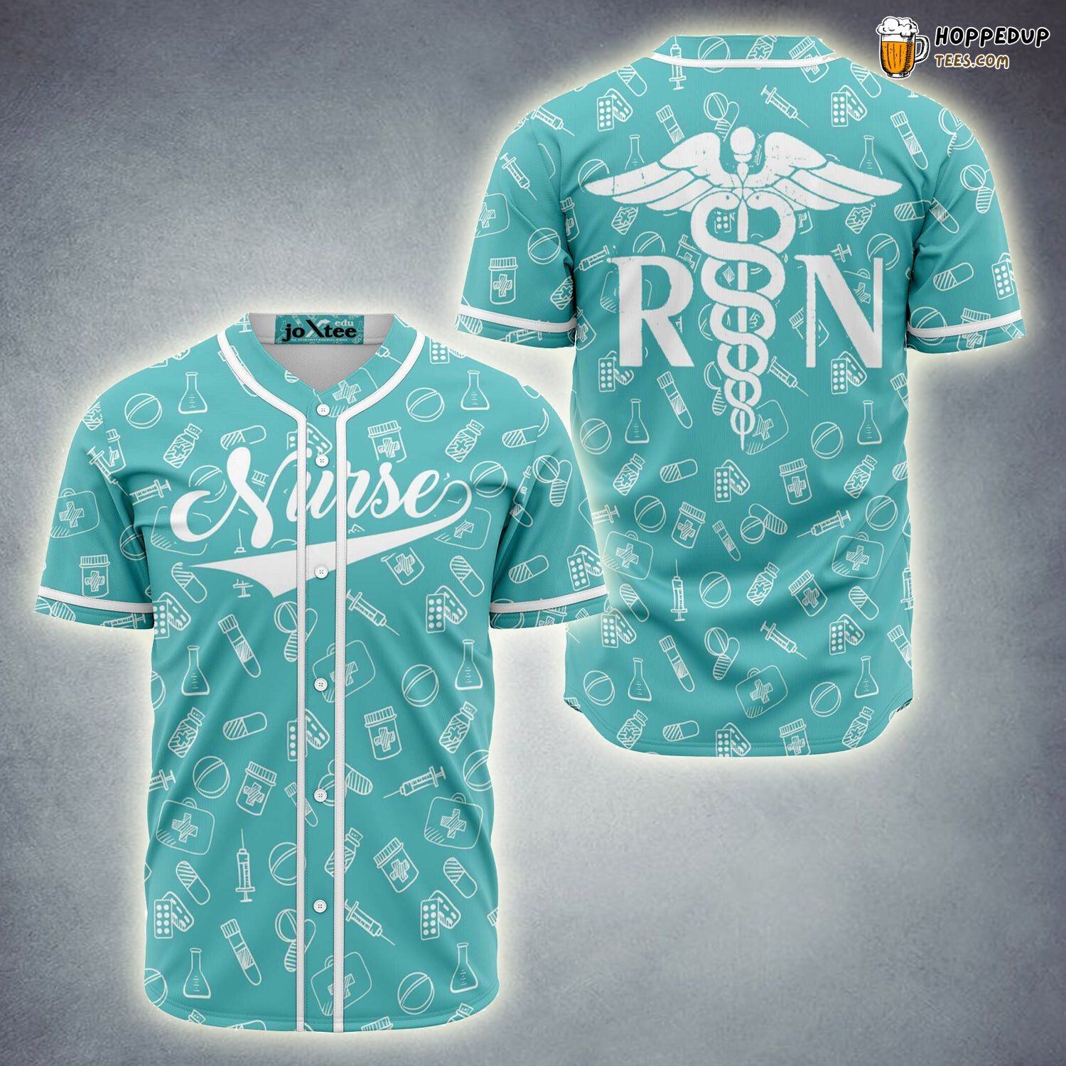 Dedicated Nurse Life 3D Printed Graphic Baseball Jersey Shirt Care