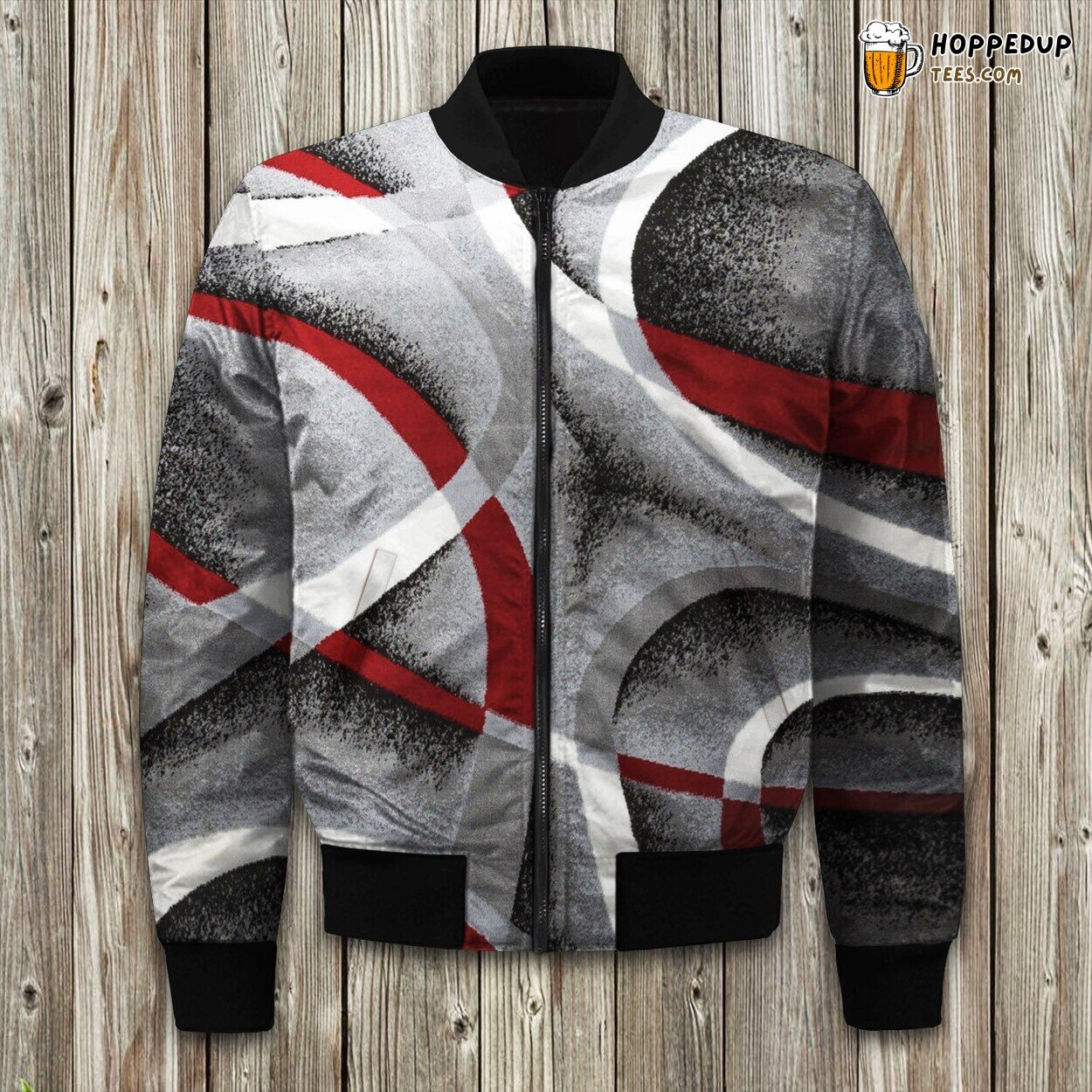 Deep Wine Red Tone Winter Bomber Jacket Luxurious Color Fashion Touch