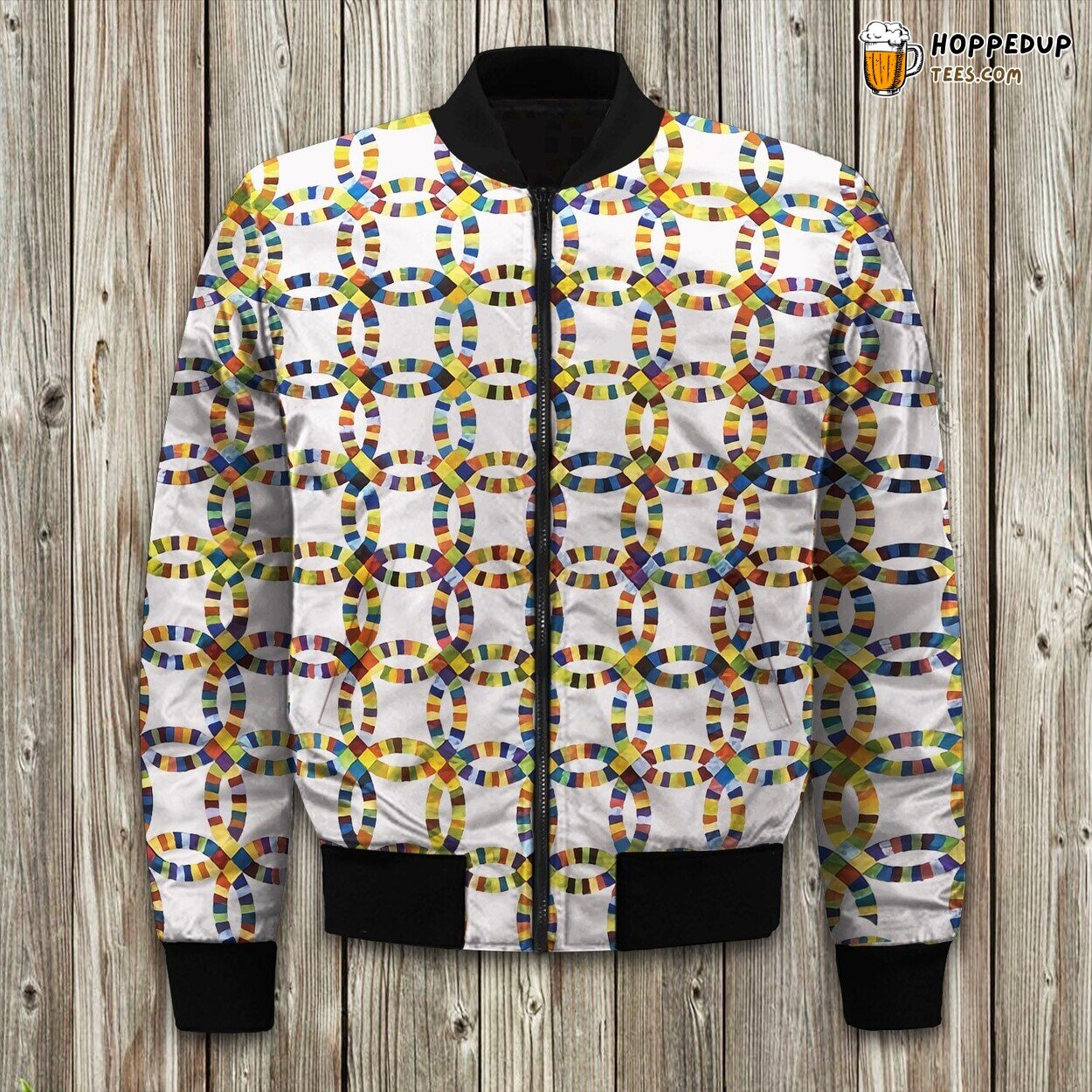 Deep Woodland Essence Winter Bomber Jacket Nature’s Hidden Secrets