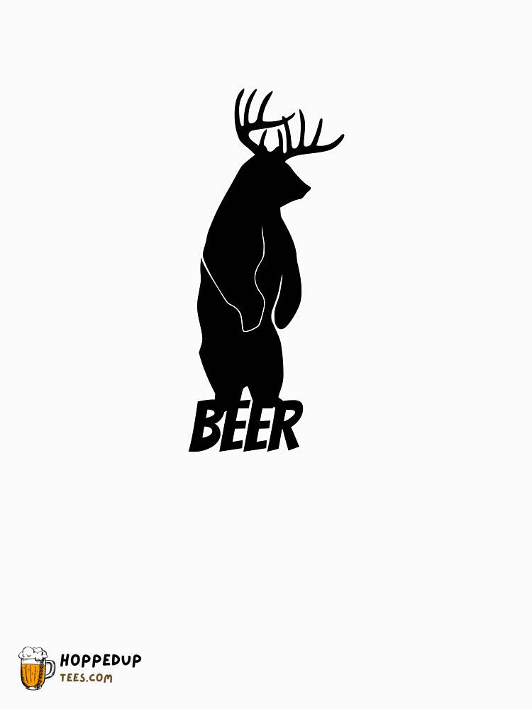 Deer Beer Bear Antlers Classic T-Shirt HU