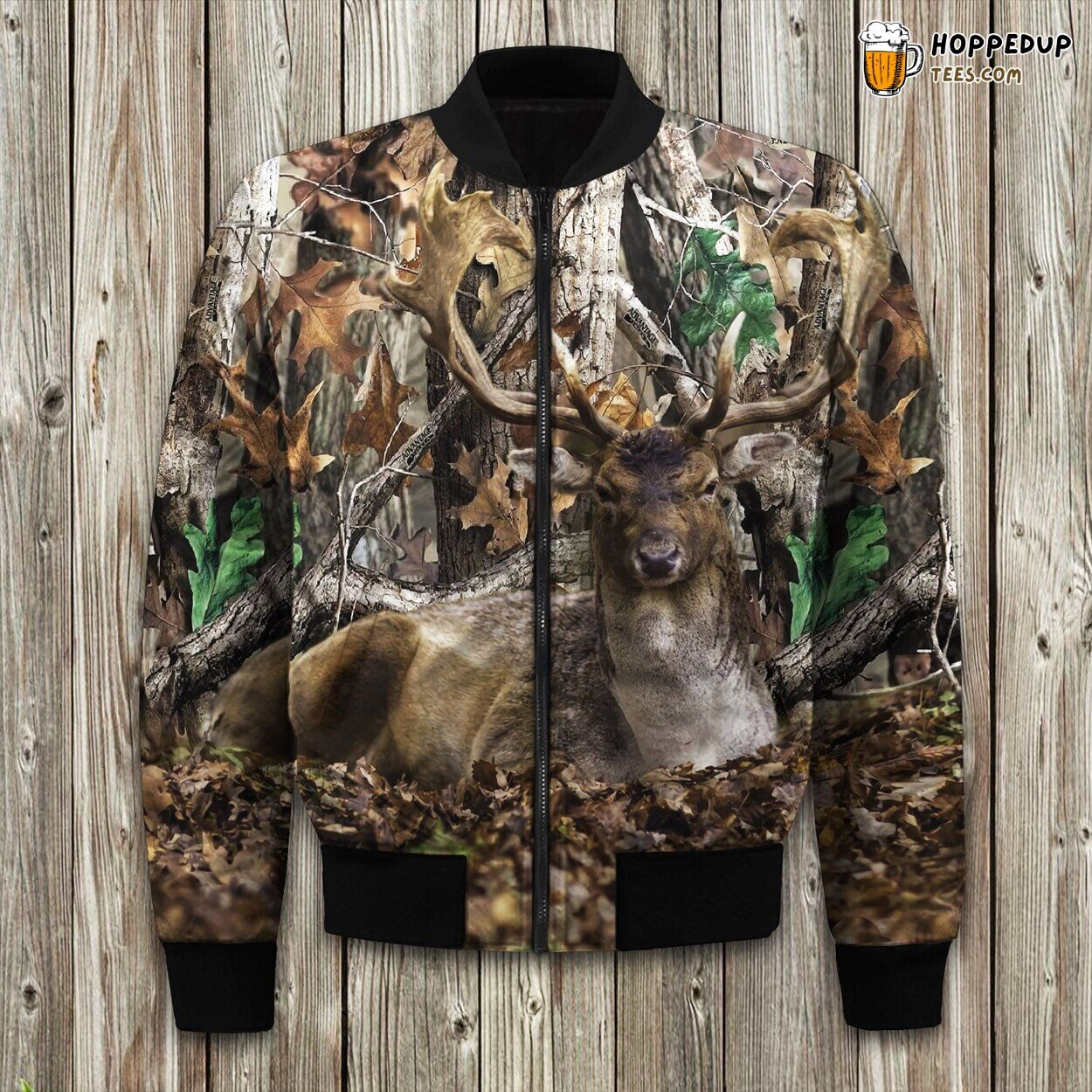 Deer Elegance Winter Bomber Jacket Luxurious Warm Quality Cute Padded