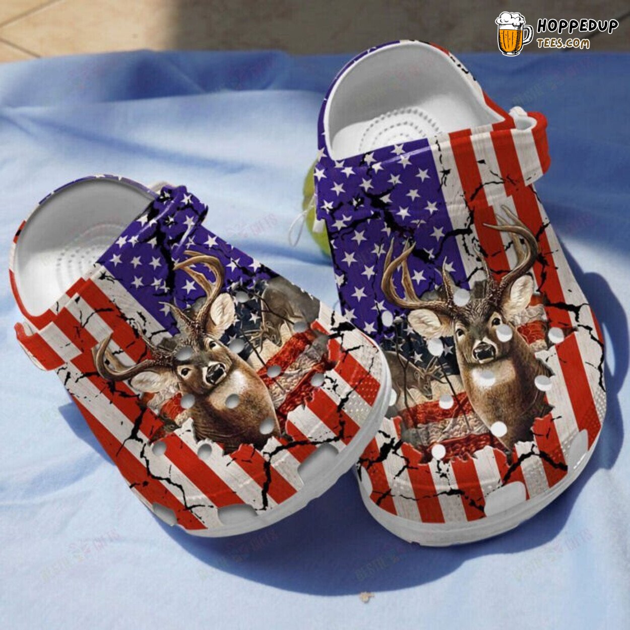 Deer Hunting American Theme Classic Comfortable Shoes Clogs Outdoor Inspired