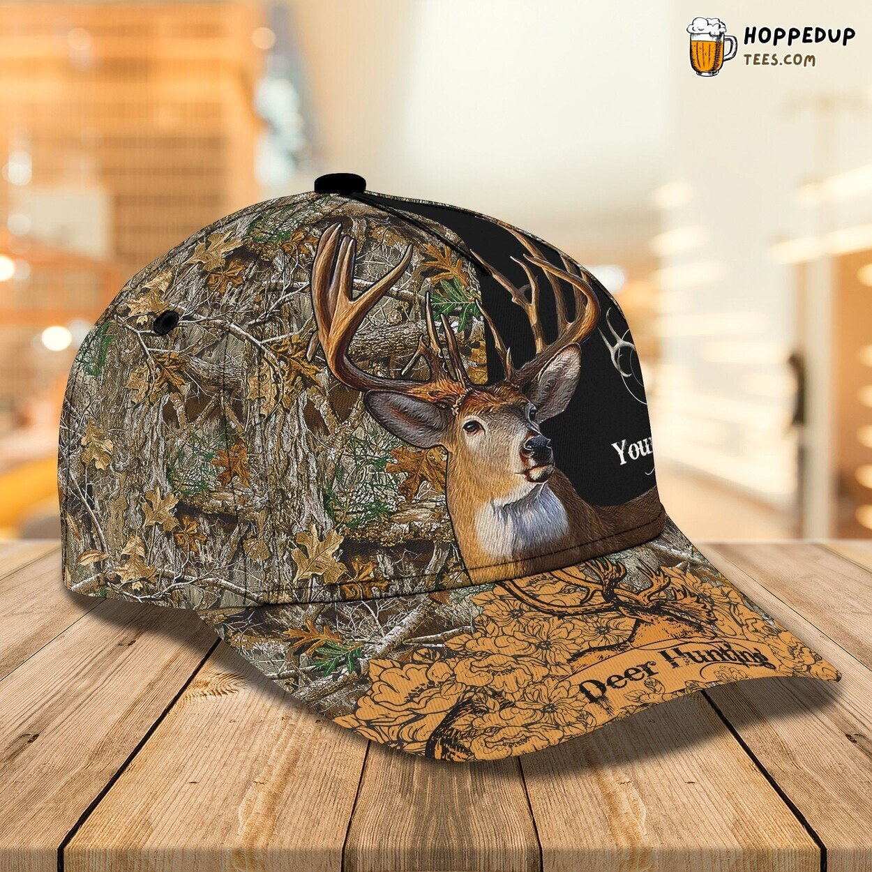 Deer Hunting Camo Personalized 3D Print Design Classic Baseball Cap